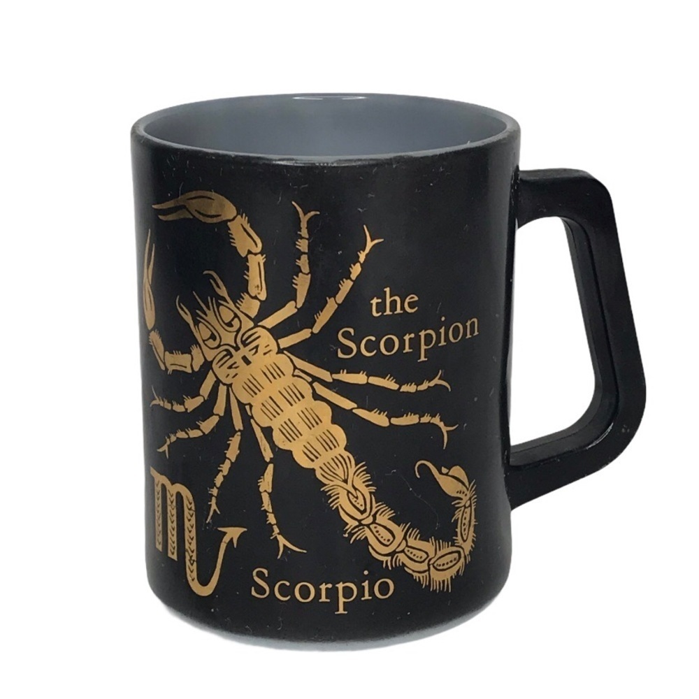 Federal‎ Glass The Scorpion Horoscope Mug Vintage